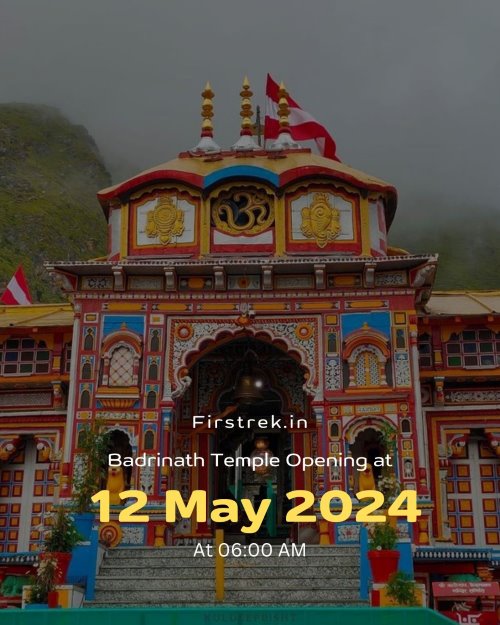 Badrinath temple Opening 2025
